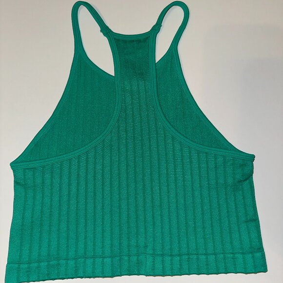 Out From Under Perla Seamless Racerback Tank Green M/L NWOT - Picture 2 of 5